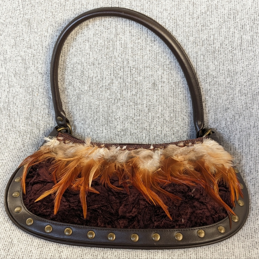 Native American Style Ladies Handbag Suede